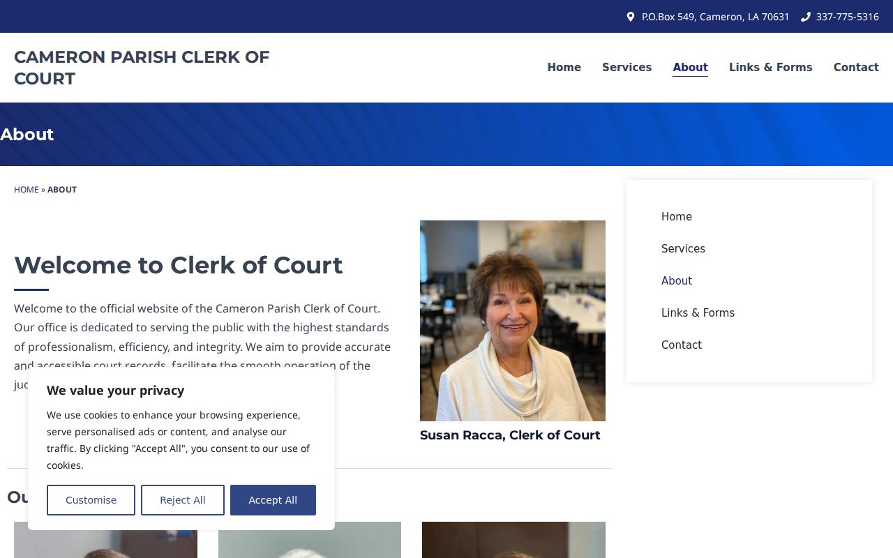 Cameron Parish clerk records mission for outstanding warrant case files